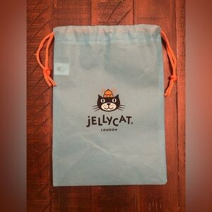 New Jellycat Small Dust Bag Blue Solid 7.25" x 10.5" Stuffie Drawstring Bag
